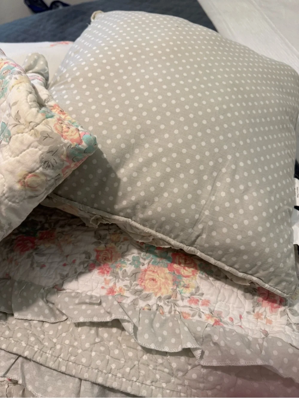 Madison Park Serendipity Floral Cotton Quilt Set- full size